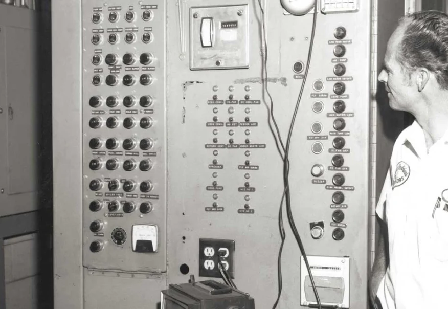 Historic photo of Turtle Company's first computer