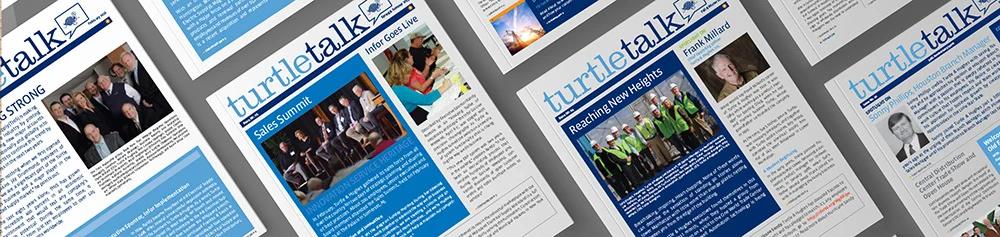 Turtle Talk company internal newsletter