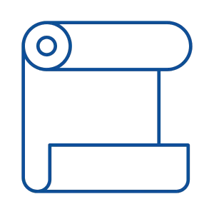 Pulp and paper manufacturing icon