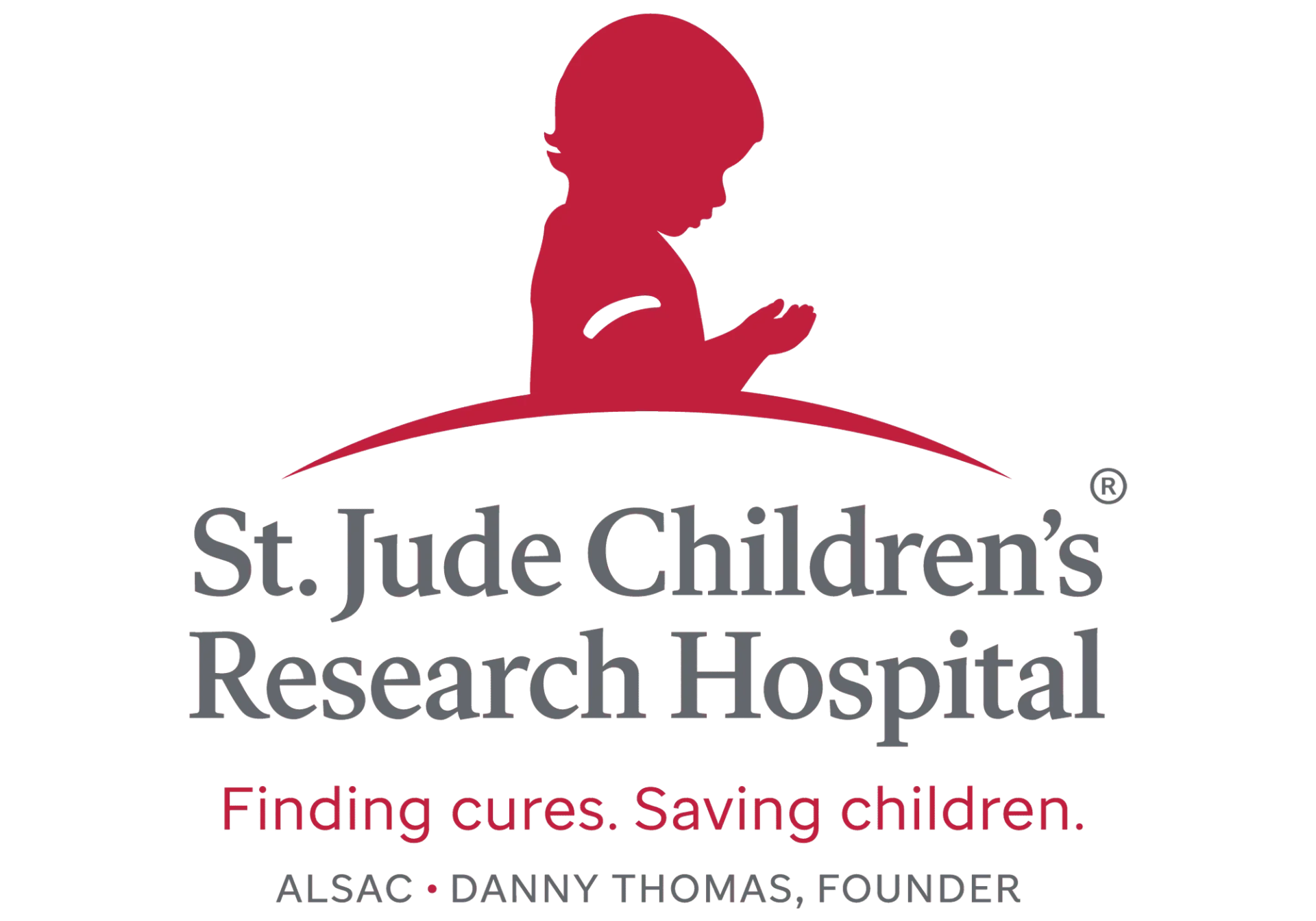 St. Jude Children’s Research Hospital logo with tagline