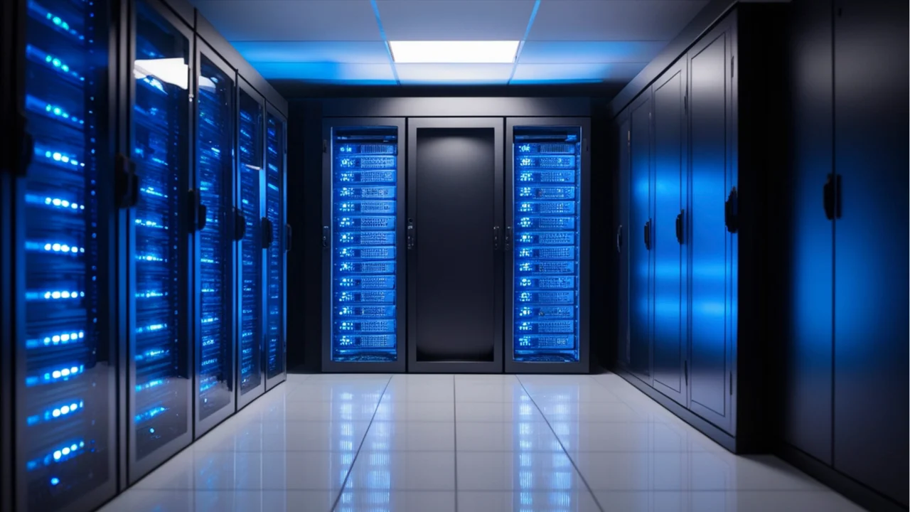 Inside of a data center